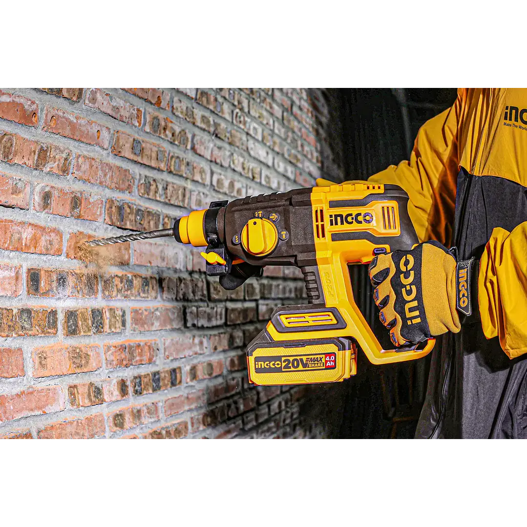 ROTOMARTILLO INGCO INALAMBRICO 20V C/BAT. 4AH Y C/CARGADOR CRHLI212282 1