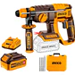 ROTOMARTILLO INGCO INALAMBRICO 20V C/BAT. 4AH Y C/CARGADOR CRHLI212282 - Miniatura 3