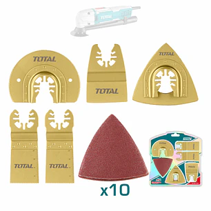 KIT JUEGO DE HOJAS MULTIFUNCIONAL OSCILANTE 15 PIEZAS TOTAL