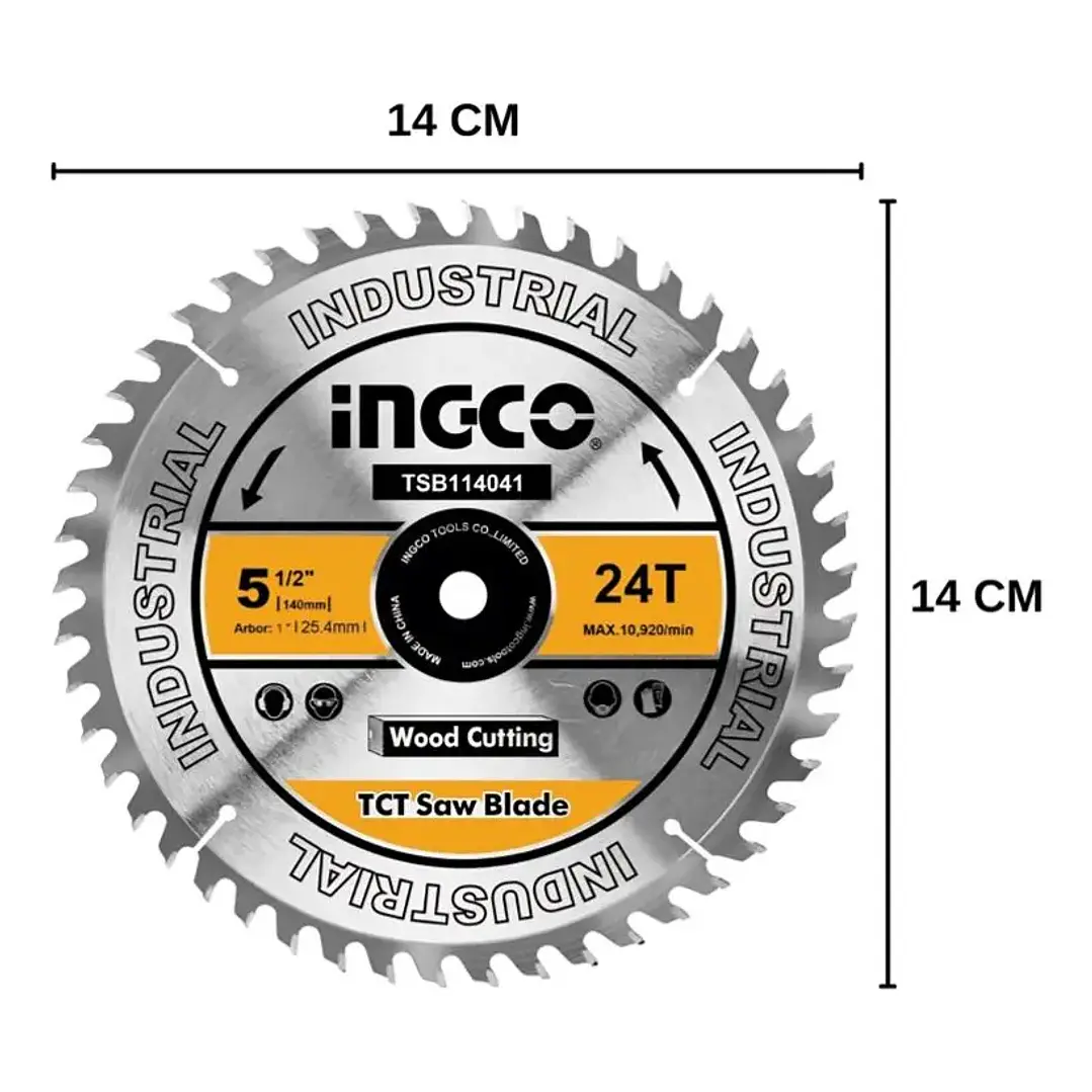 DISCO SIERRA CIRCULAR INGCO P/MADERA 5.1/2