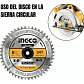 DISCO SIERRA CIRCULAR INGCO P/MADERA 5.1/2