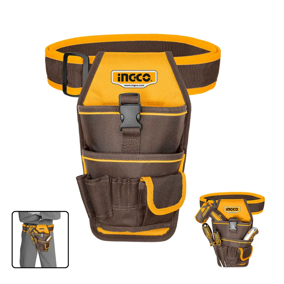 PORTA TALADRO CON CINTURON 10 BOLSILLOS 8KG INGCO HTBP030628 1