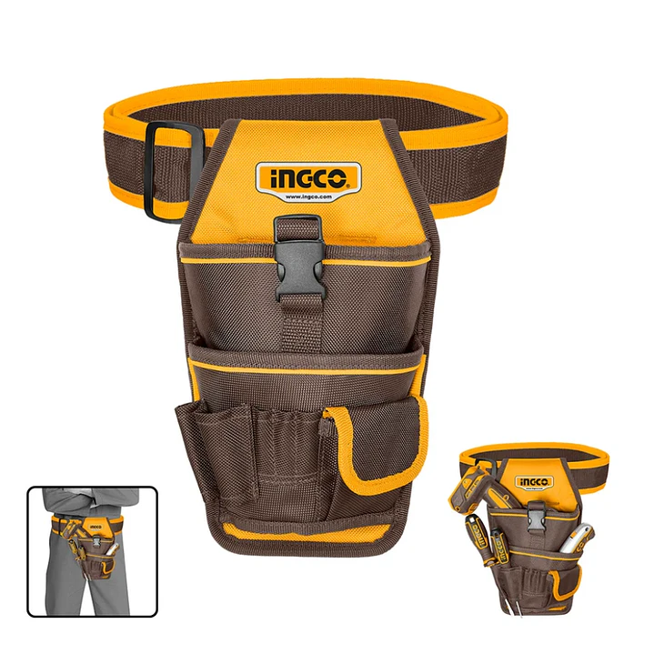 PORTA TALADRO CON CINTURON 10 BOLSILLOS 8KG INGCO HTBP030628 1