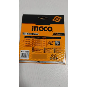 DISCO DE SIERRA INGCO P/MADERA 5