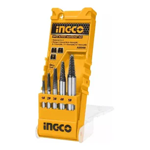 EXTRACTOR PERNOS INGCO INDUSTRIAL 6-18 MM JGO.5 PZAS. ASE008