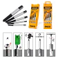 EXTRACTOR PERNOS INGCO INDUSTRIAL 6-18 MM JGO.5 PZAS. ASE008 - Miniatura 4