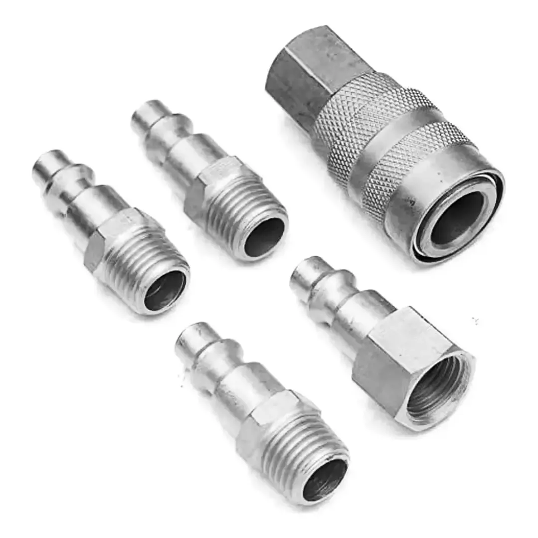 SET 5 ACCESORIOS ACOPLE RAPIDO COMPRESOR, MARCA FLOVI - RQT-311 2