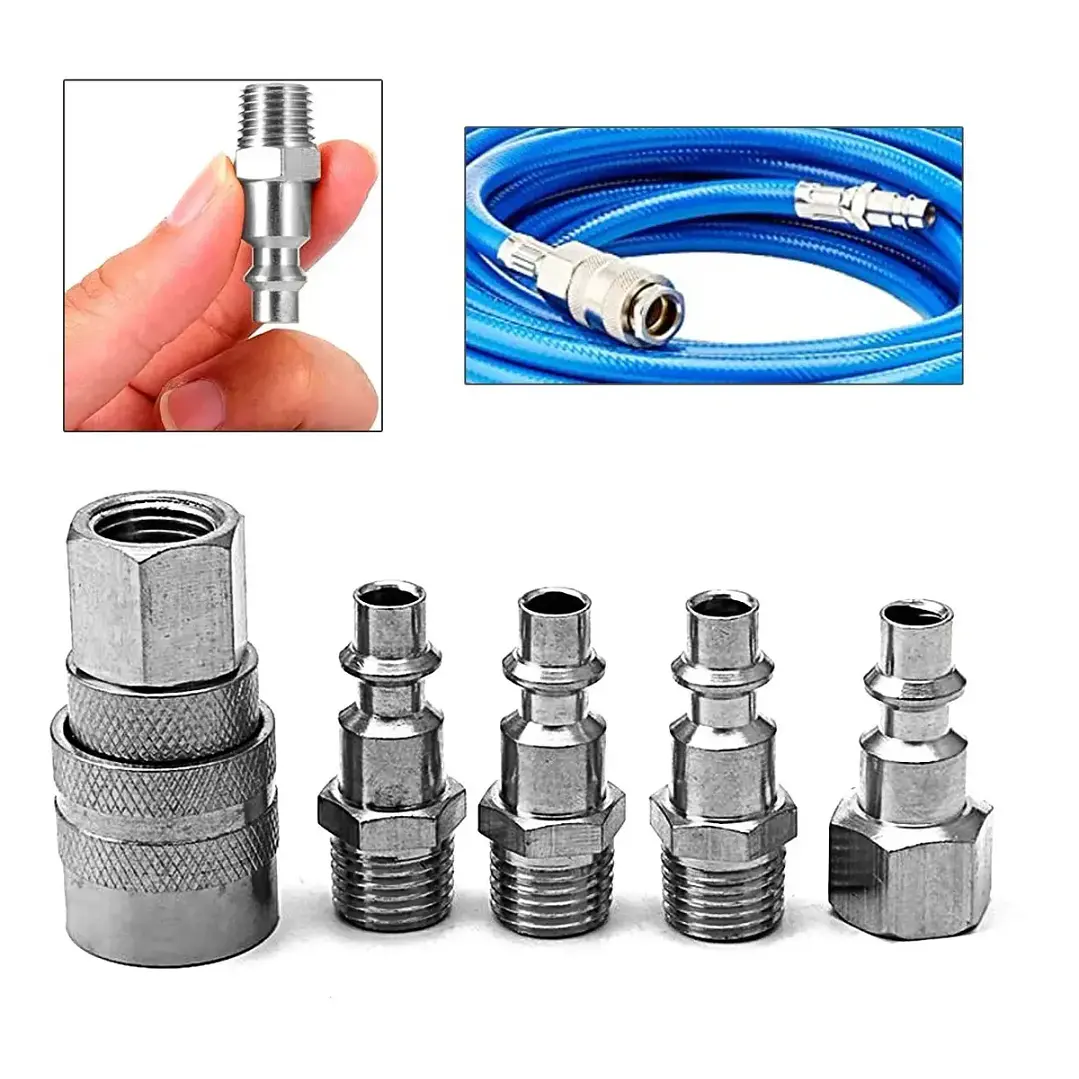 SET 5 ACCESORIOS ACOPLE RAPIDO COMPRESOR, MARCA FLOVI - RQT-311 4