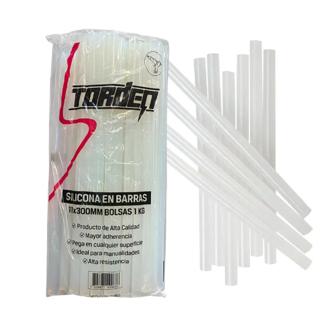 BARRAS DE SILICONA 11X300MM 1KG TORDEN WR250520-A26 1