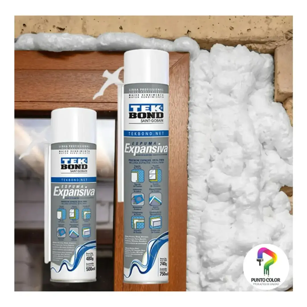 ESPUMA EXPANSIVA PU USO PROFESIONAL 740GR/750ML TEKBOND 69957326996 4