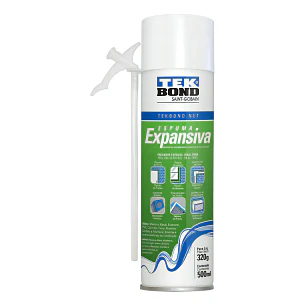 ESPUMA EXPANSIVA PU USO GENERAL 320GR/500ML TEKBOND 69957326993