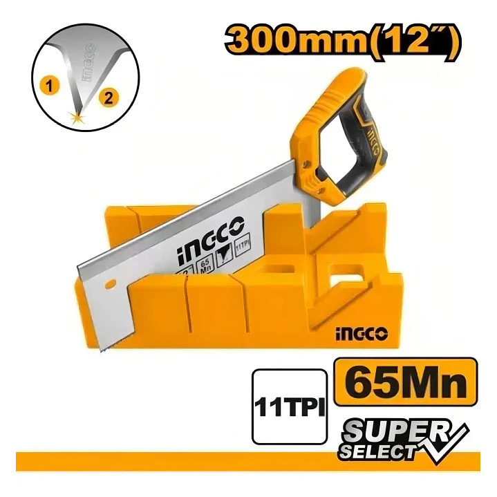 SERRUCHO COSTILLA 11TPI CON INGLETE 300MM/12