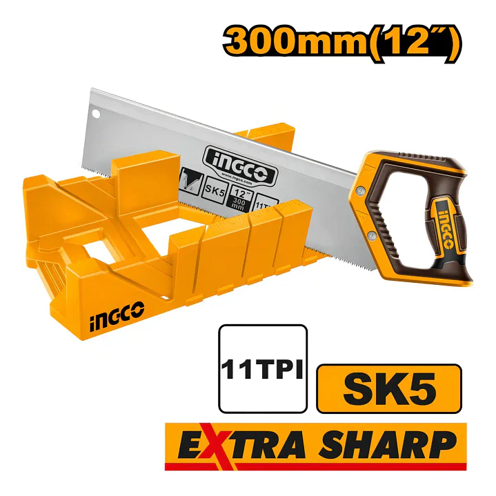 SERRUCHO COSTILLA 11TPI CON INGLETE 300MM/12