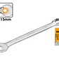 LLAVE INDUSTRIAL PUNTA CORONA / (15 - 32) mm - Miniatura 10
