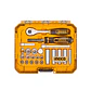 SET DADOS Y CHICHARRA INDUSTRIAL 23 PIEZAS 1/4