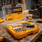 SET DADOS Y CHICHARRA INDUSTRIAL 23 PIEZAS 1/4