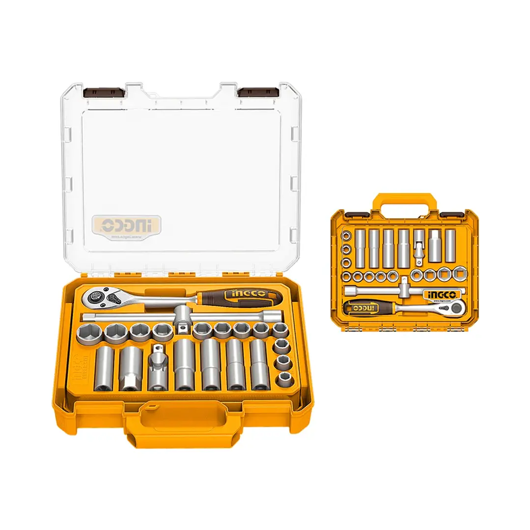 SET DADOS Y CHICHARRA INDUSTRIAL 22 PIEZAS 1/2