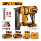 CLAVADORA INDUSTRIAL +2 BAT 2AH Y CARG F15-35 20V INGCO CBNLI20686 - Miniatura 3
