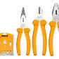 ALICATE INGCO UNIVERSAL, PUNTA, CORTE DIAGONAL SUPER SELECT JGO 3PZAS HKPS0831 - Miniatura 1
