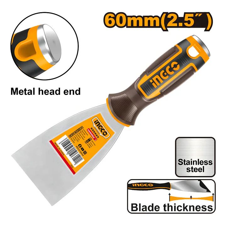 ESPATULA INGCO MANGO PLASTICO 60 MM HPUT08060 2