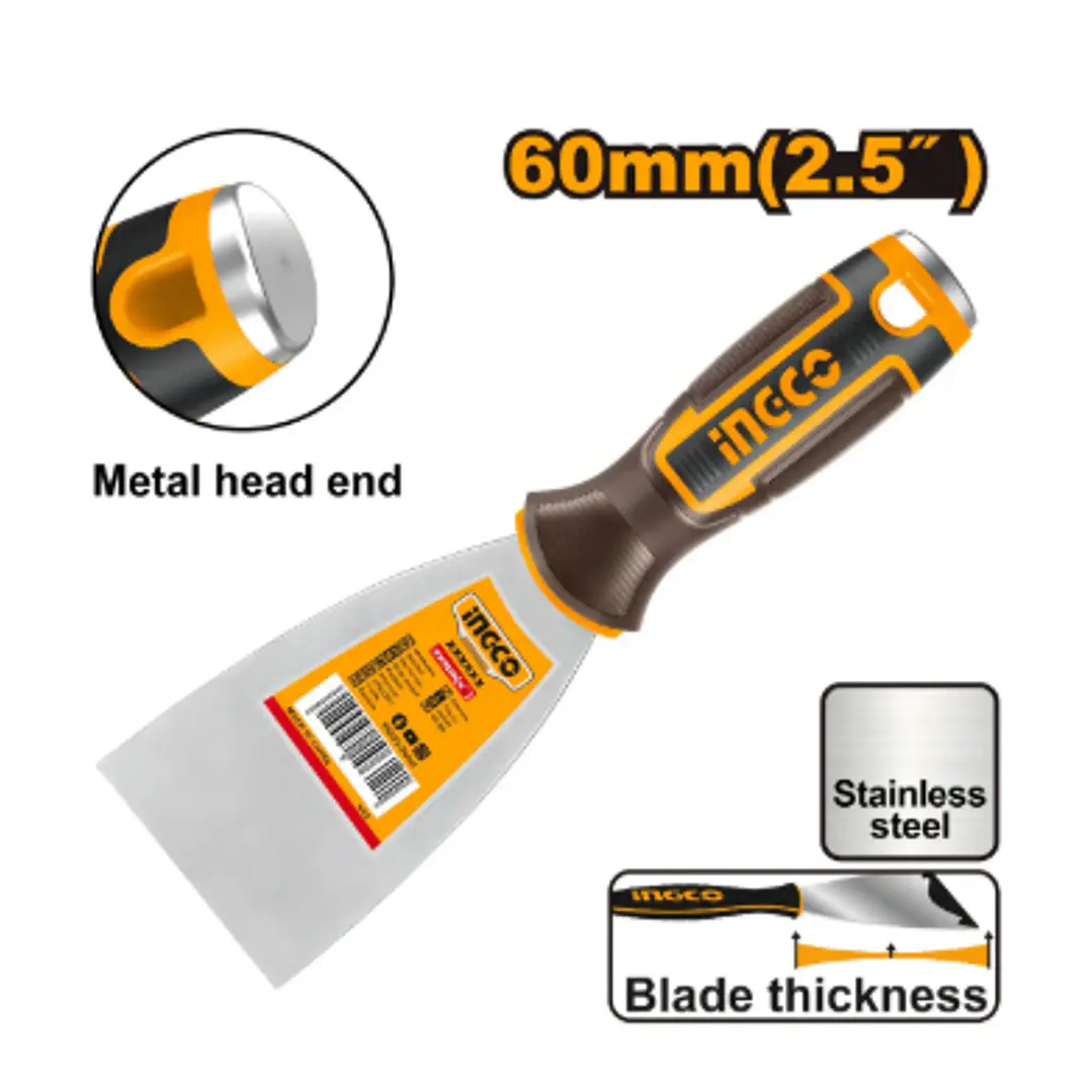 ESPATULA INGCO MANGO PLASTICO 60 MM HPUT08060 3