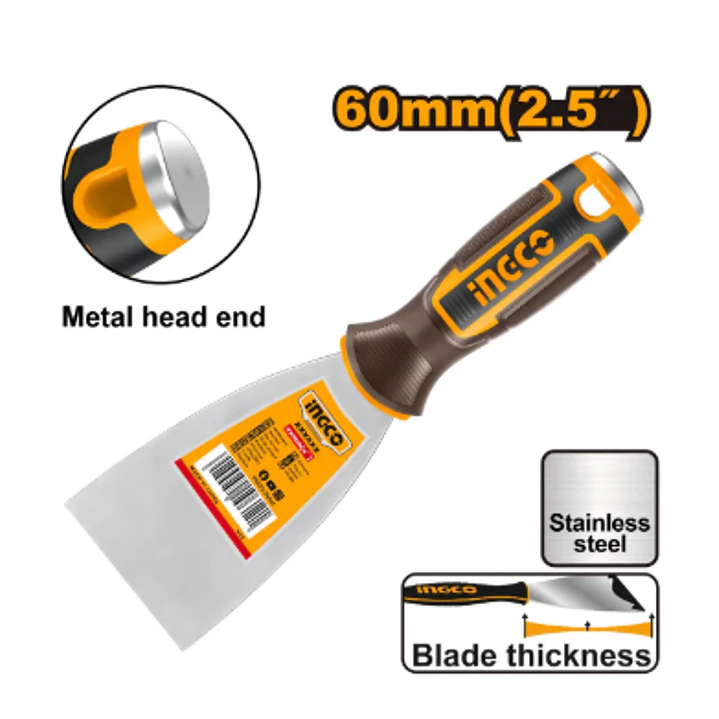ESPATULA INGCO MANGO PLASTICO 60 MM HPUT08060 3