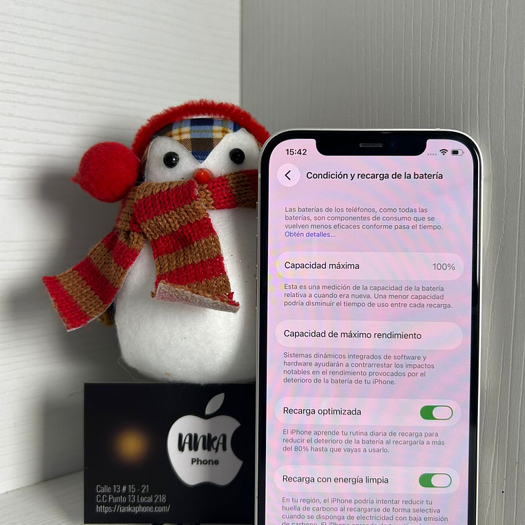 iPhone 12 128gb blanco  4