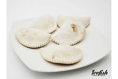 25 Empanadas Media Luna Preorneada Queso Kg.