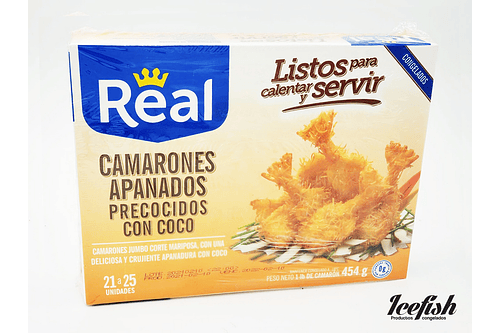 Camarón Apanados con Coco 454 grs.