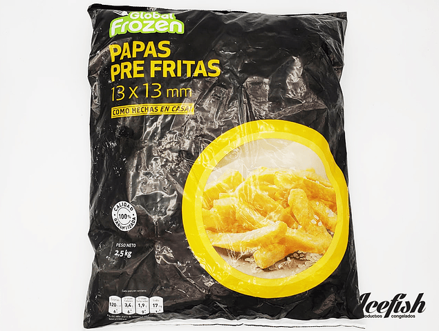  2.5 Kg. Papas Fritas Natural 12x12