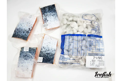 Pack para Cuatro / Salmón + Camarón Crudo Desvenado
