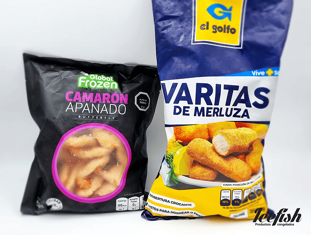 Pack Apanado / Camarón + Merluza