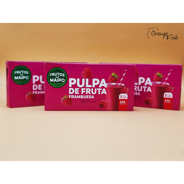 Pulpa de Frambuesa 335 grs.