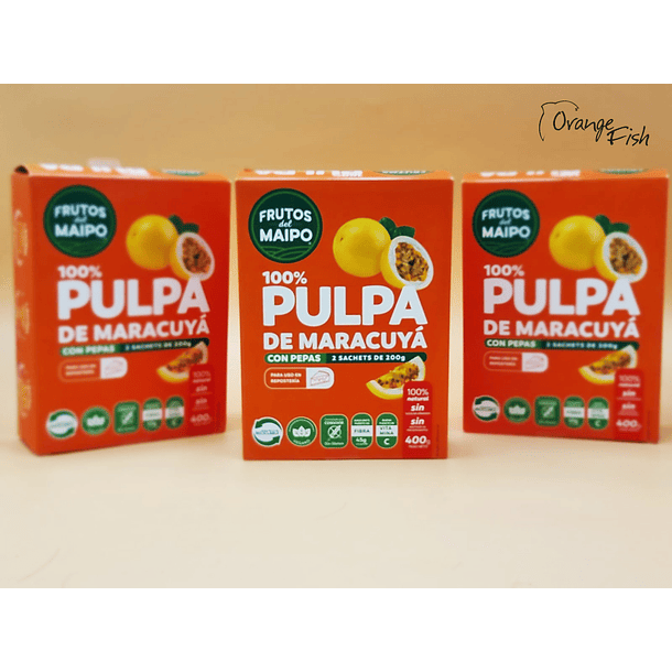 Pulpa de Maracuyá 400 grs.