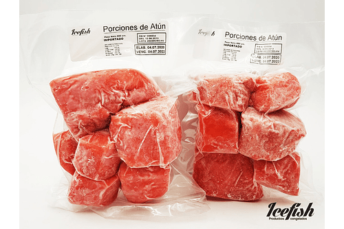 3 x 2 Atún Rojo en porciones 500 grs.