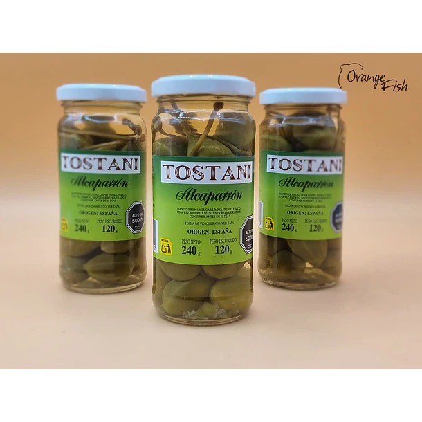 Alcaparrones Medianos Tostani 240 grs.