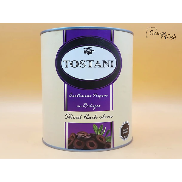 Aceituna Negras Rodajas 3 Kg.