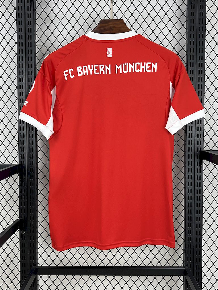 CAMISOLA DO BAYERN MUNICH 25/26 VERMELHO E BRANCO 3