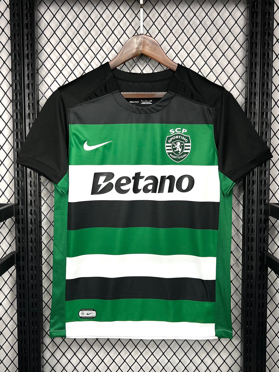 CAMISOLA DO SPORTING 25/26 VERDE E PRETO 2