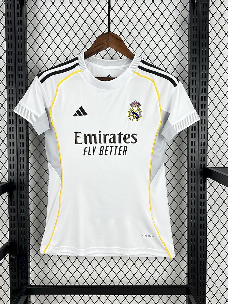 CAMISOLA FEMININA DO REAL MADRID 25/26 BRANCO 1