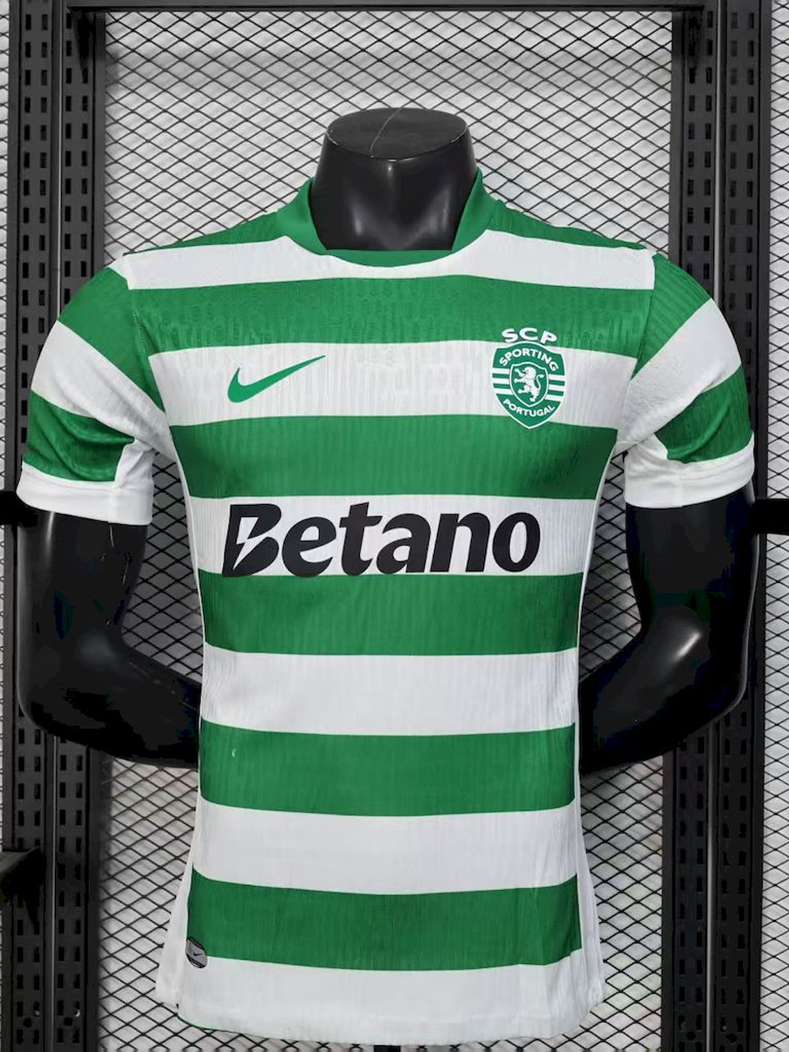 CAMISOLA VERSÃO PLAYER DO SPORTING 23/24 VERDE E BRANCO 1