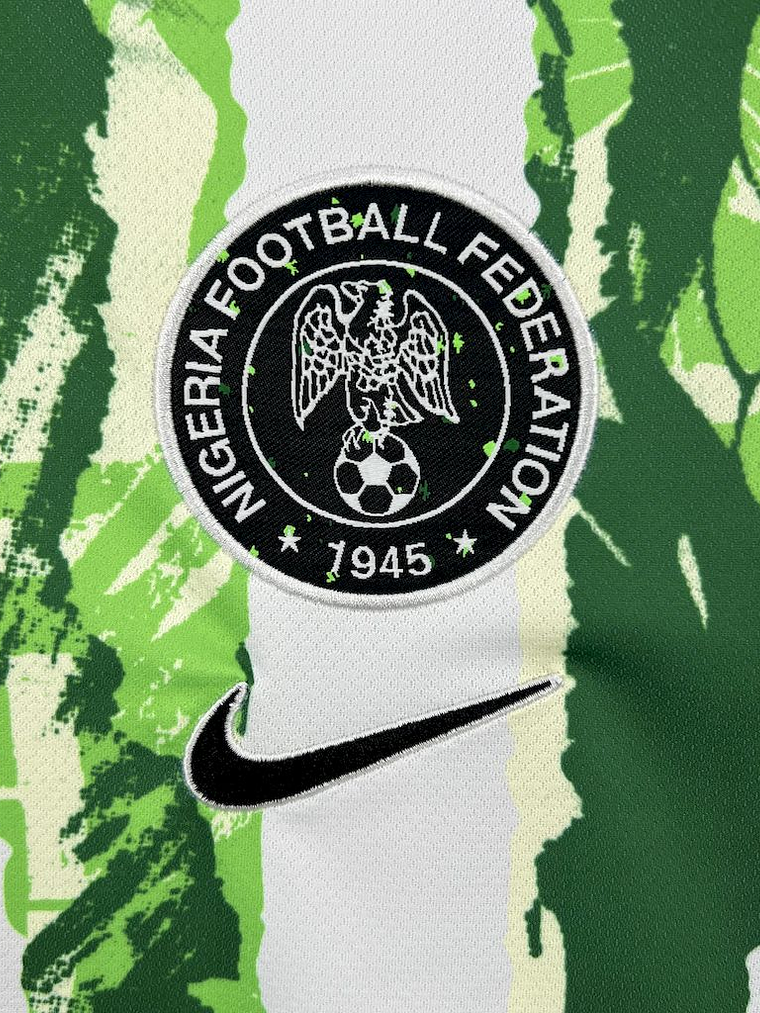 CAMISOLA DA SELEÇÃO DA NIGERIA 25/26 BRANCO E VERDE 2
