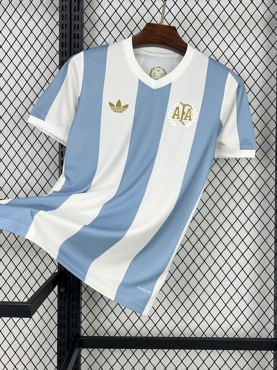CAMISOLA DA SELEÇÃO DA ARGENTINA 25/26 AZUL E BRANCO 1