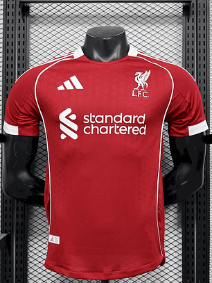 CAMISOLA VERSÃO PLAYER DO LIVERPOOL 25/26 VERMELHO
