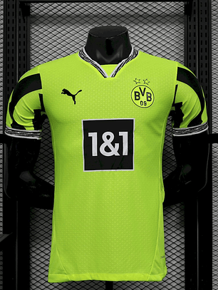 CAMISOLA VERSÃO PLAYER DO BORUSSIA DORTMUND 25/26 VERDE NEON