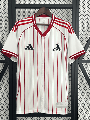 CAMISOLA DE BASEBOL DO ARSENAL 25/26 BRANCO