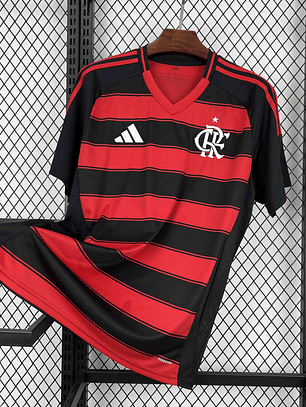 CAMISOLA DO FLAMENGO 25/26 VERMELHO E PRETO