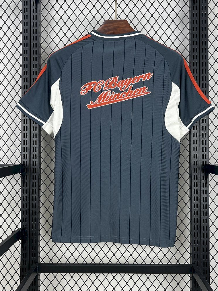 CAMISOLA DE BASEBOL DO BAYERN MUNICH 25/26 CINZA 5