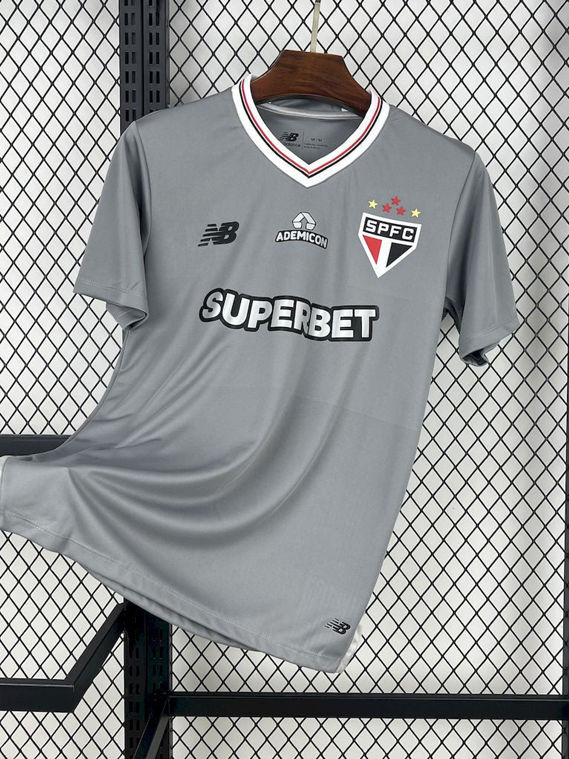 CAMISOLA DO SÃO PAULO 25/26 CINZA 1