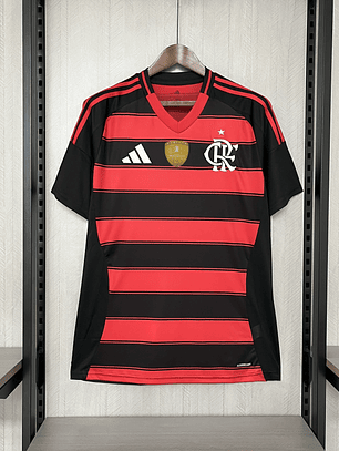 CAMISOLA DO FLAMENGO 25/26 VERMELHO E PRETO - PACH LIBERTADORES
